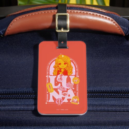 HARRY POTTER  Please Return to Luna Lovegood Luggage Tag