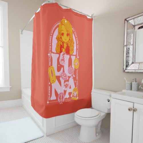 HARRY POTTER  Please Return to Luna Lovegood Shower Curtain