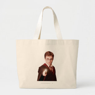 Harry Potter Points Wand Large Tote Bag