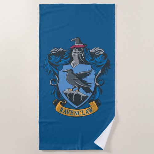 Harry Potter  Ravenclaw Coat of Arms Beach Towel