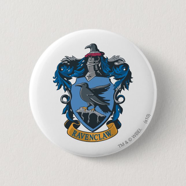 Harry Potter | Ravenclaw Coat of Arms Pinback Button (Front)