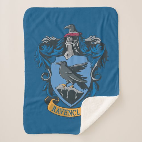 Harry Potter  Ravenclaw Coat of Arms Sherpa Blanket