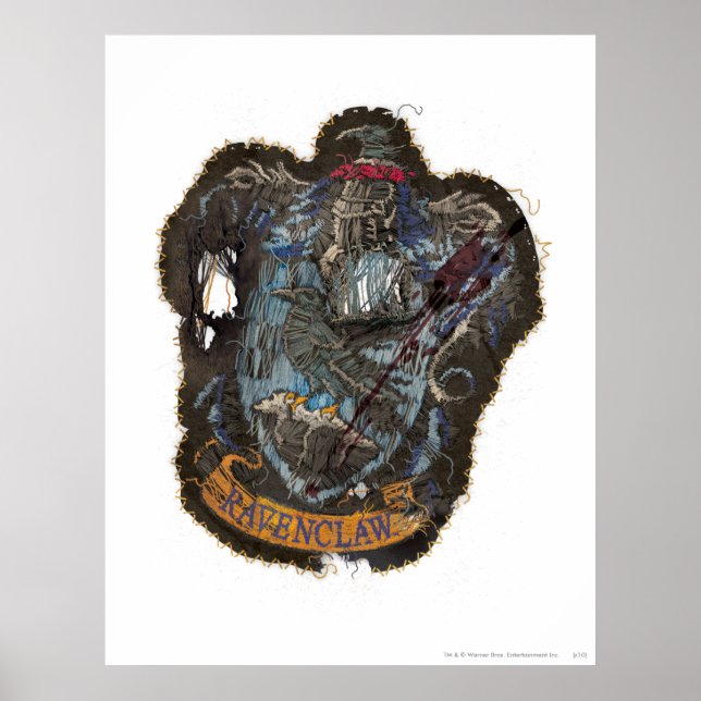 Harry Potter | Ravenclaw Crest - Destroyed Poster (Front)