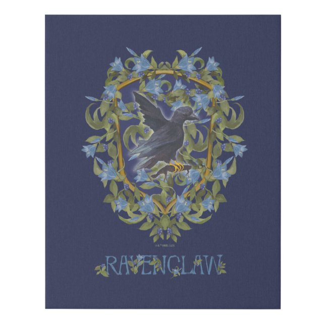 HARRY POTTER™ | RAVENCLAW™ Crest Faux Canvas Print (Front)