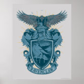 Ravenclaw Neon Crest' Poster, picture, metal print, paint by Wizarding  World