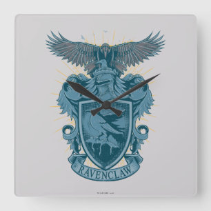 Harry Potter   Ravenclaw Crest Square Wall Clock