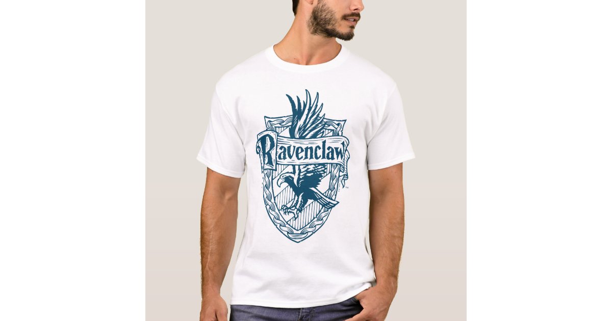 Boy's Harry Potter Ravenclaw Line Art Crest T-Shirt