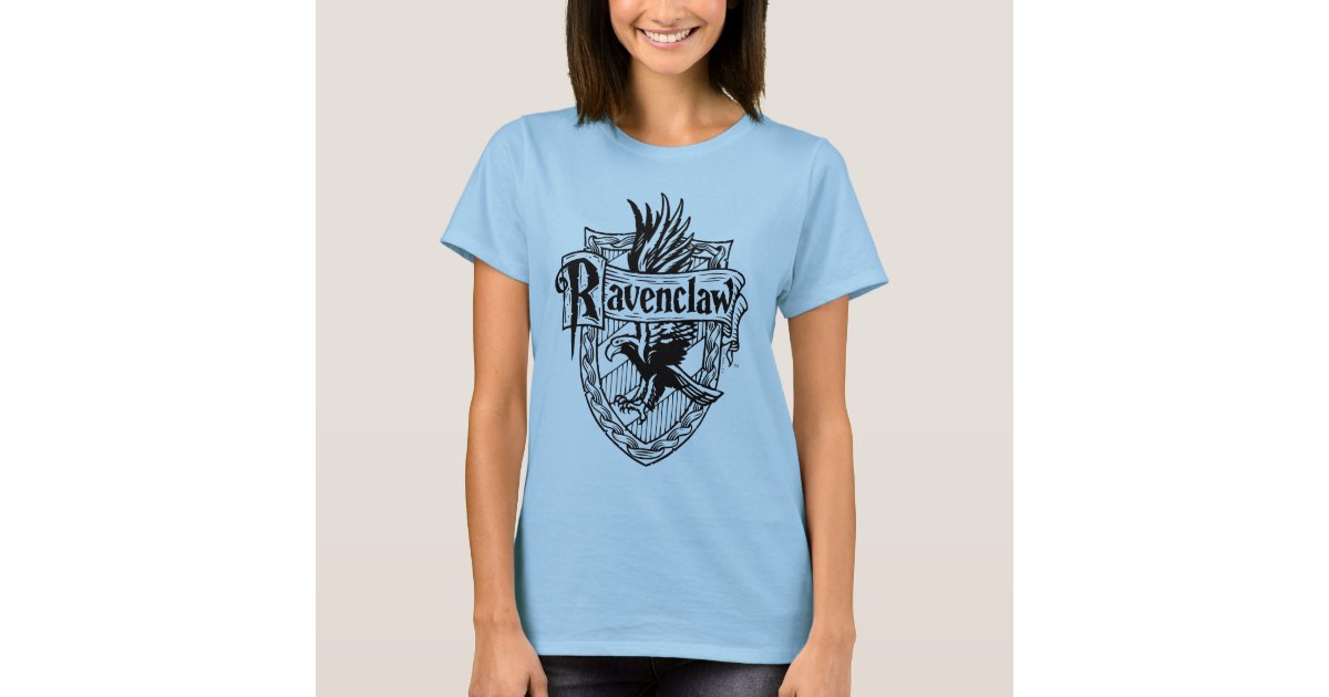 Boy's Harry Potter Ravenclaw Line Art Crest T-Shirt