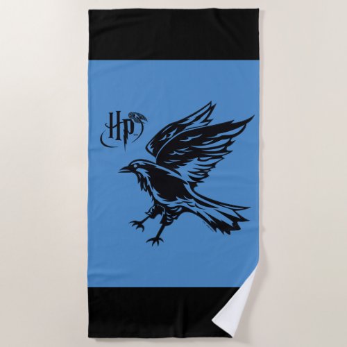 Harry Potter  Ravenclaw Eagle Icon Beach Towel