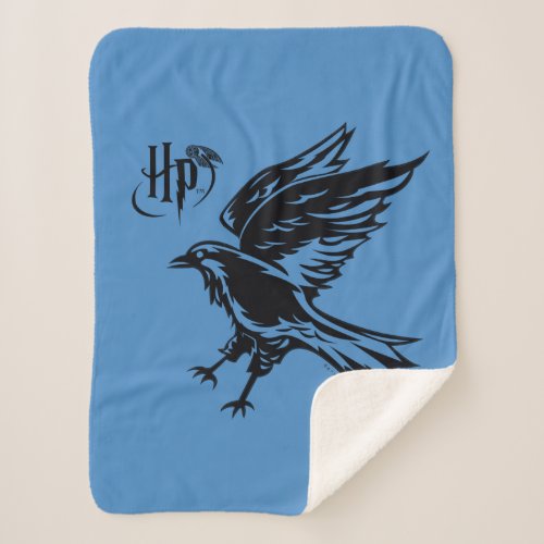 Harry Potter  Ravenclaw Eagle Icon Sherpa Blanket