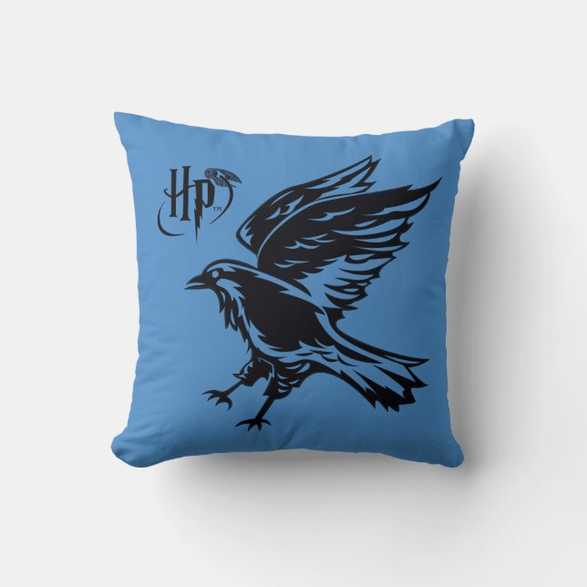 Harry Potter | Ravenclaw Eagle Icon Throw Pillow (Front)