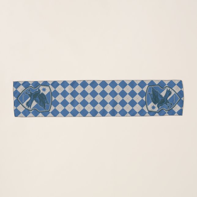 Harry Potter | Ravenclaw House Pride Crest Scarf (Front (Horizontal))