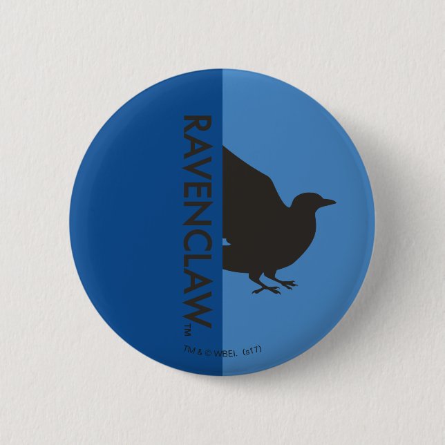 Harry Potter | Ravenclaw House Pride Graphic Pinback Button (Front)