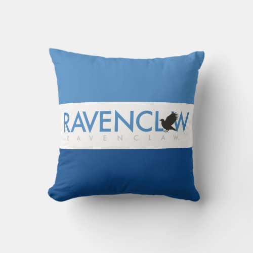Harry Potter  Ravenclaw House Pride Logo Throw Pillow