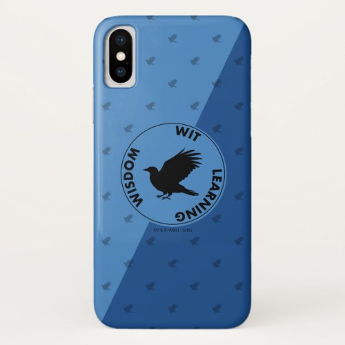 Harry Potter  RAVENCLAW House Traits Graphic iPhone X Case