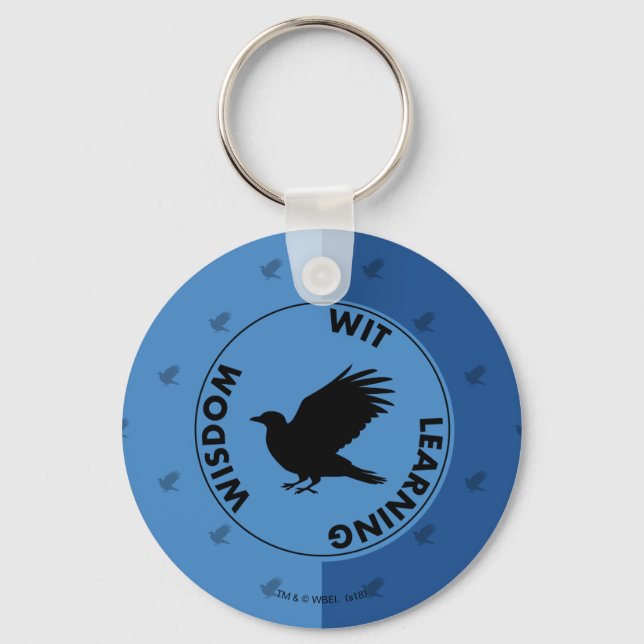 Harry Potter | RAVENCLAW™ House Traits Graphic Keychain (Front)