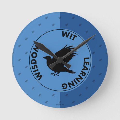 Harry Potter  RAVENCLAW House Traits Graphic Round Clock