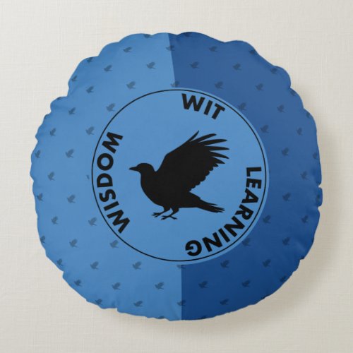Harry Potter  RAVENCLAW House Traits Graphic Round Pillow