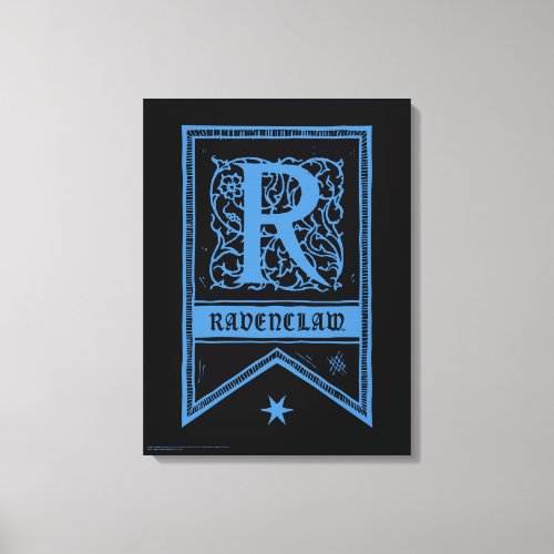 Harry Potter  Ravenclaw Monogram Banner Canvas Print