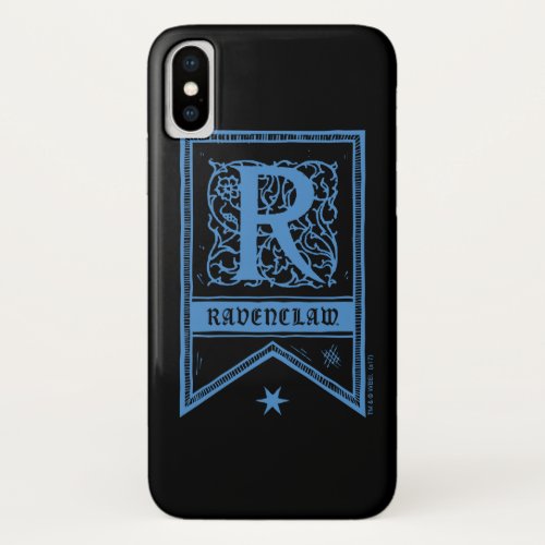 Harry Potter  Ravenclaw Monogram Banner iPhone X Case