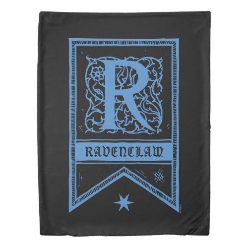 Harry Potter  Ravenclaw Monogram Banner Duvet Cover
