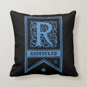 Harry Potter Ravenclaw Monogram Banner Throw Pillow