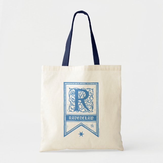 Harry Potter | Ravenclaw Monogram Banner Tote Bag (Front)