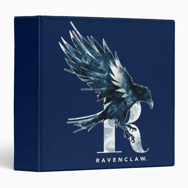 Harry Potter | RAVENCLAW™ Raven Watercolor 3 Ring Binder | Zazzle