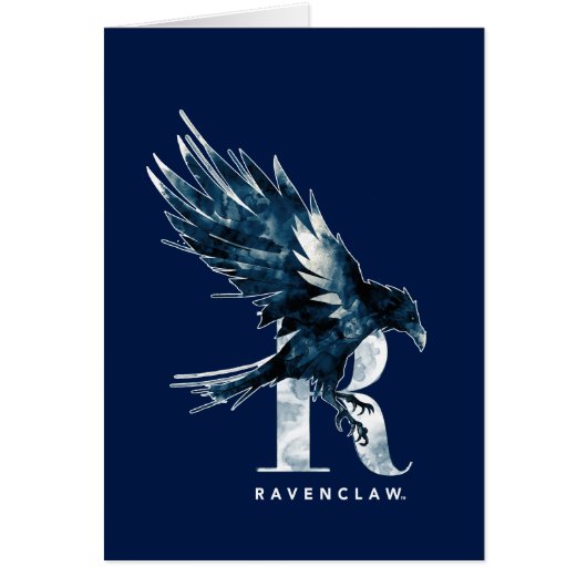 Harry Potter | RAVENCLAW™ Raven Watercolor Cards (Front)