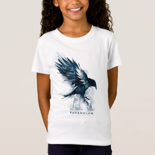 Harry Potter  RAVENCLAWâ Raven Watercolor T_Shirt