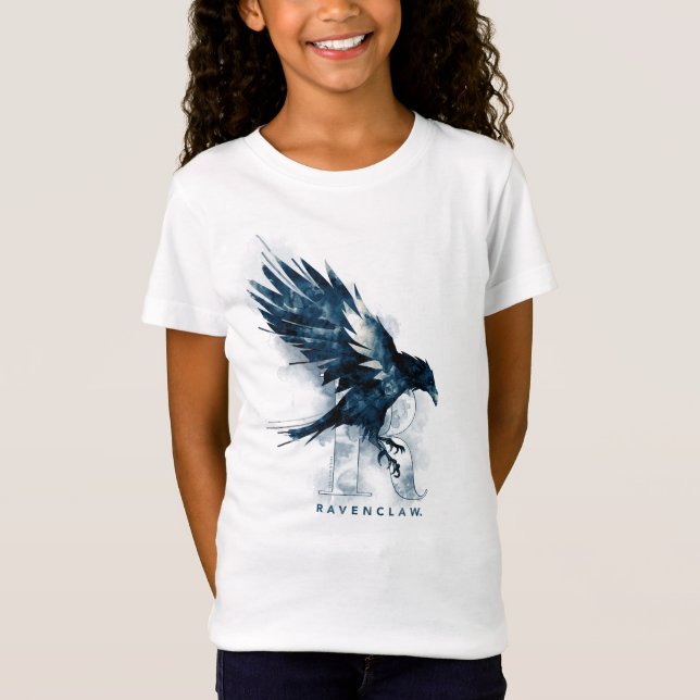 Harry Potter | RAVENCLAW™ Raven Watercolor T-Shirt (Front)