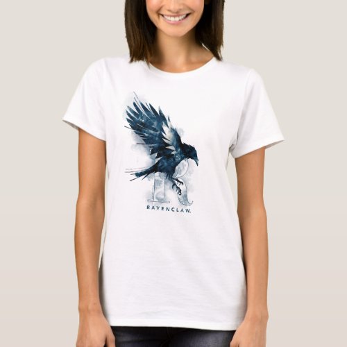 Harry Potter  RAVENCLAWâ Raven Watercolor T_Shirt