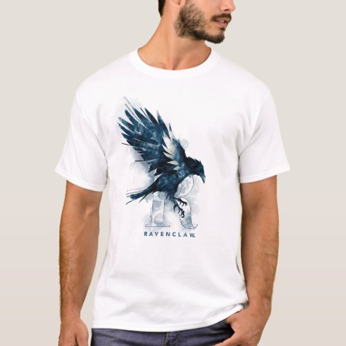 Harry Potter  RAVENCLAW Raven Watercolor T_Shirt