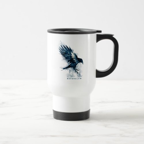 Harry Potter  RAVENCLAW Raven Watercolor Travel Mug