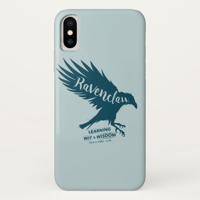 Harry Potter | RAVENCLAW™ Silhouette Typography Case-Mate iPhone Case (Back)