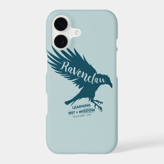 Harry Potter | RAVENCLAW™ Silhouette Typography Iphone Case (Back)
