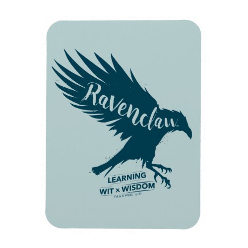 Harry Potter  RAVENCLAW Silhouette Typography Magnet
