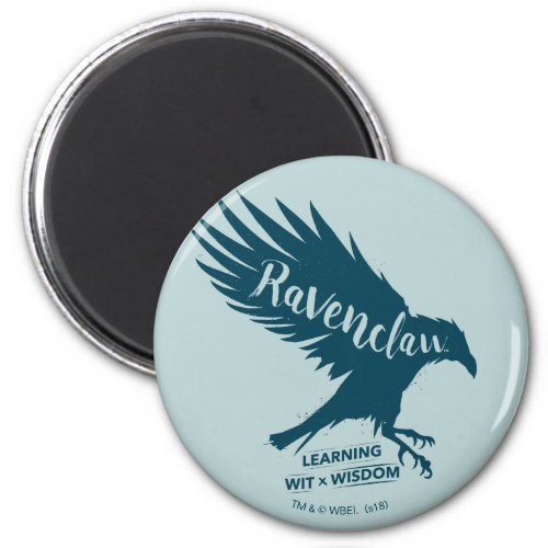 Harry Potter  RAVENCLAWâ Silhouette Typography Magnet