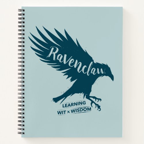 Harry Potter  RAVENCLAWâ Silhouette Typography Notebook