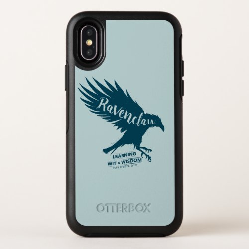 Harry Potter  RAVENCLAWâ Silhouette Typography OtterBox Symmetry iPhone X Case