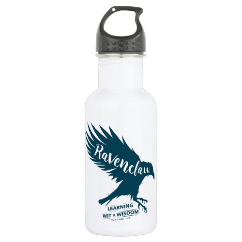 Harry Potter  RAVENCLAWâ Silhouette Typography Stainless Steel Water Bottle