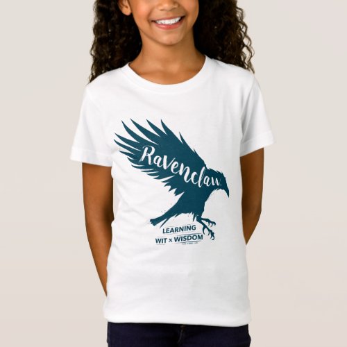 Harry Potter  RAVENCLAWâ Silhouette Typography T_Shirt