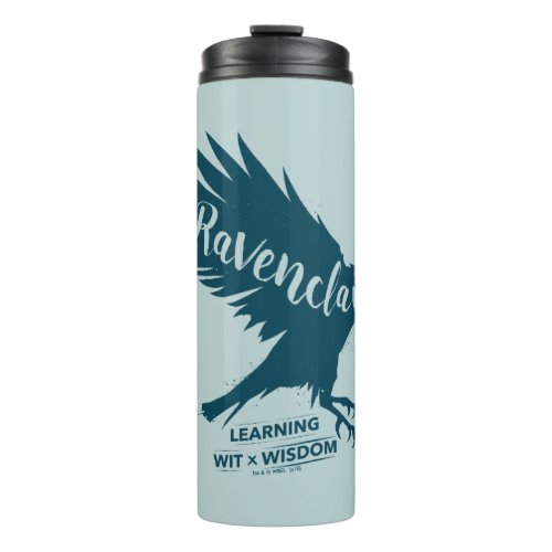 Harry Potter  RAVENCLAWâ Silhouette Typography Thermal Tumbler