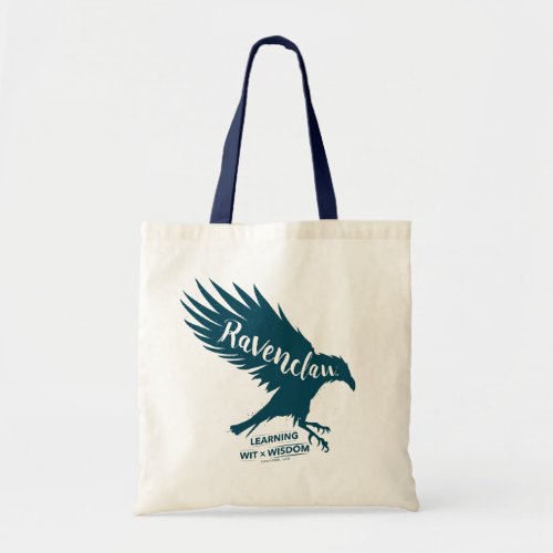 Harry Potter  RAVENCLAWâ Silhouette Typography Tote Bag
