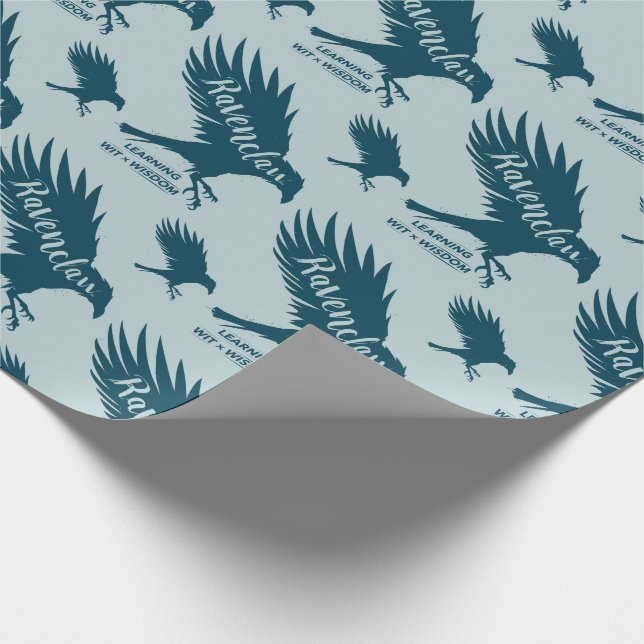 Harry Potter | RAVENCLAW™ Silhouette Typography Wrapping Paper (Corner)