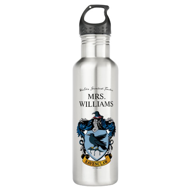 Harry Potter | Ravenclaw Teacher Personalized Stainless Steel Water Bottle (Front)