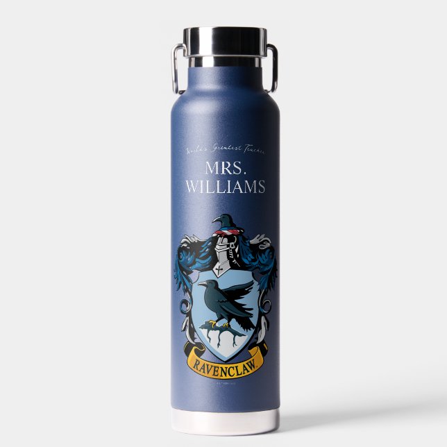 Harry Potter | Ravenclaw Teacher Personalized Water Bottle (Front)