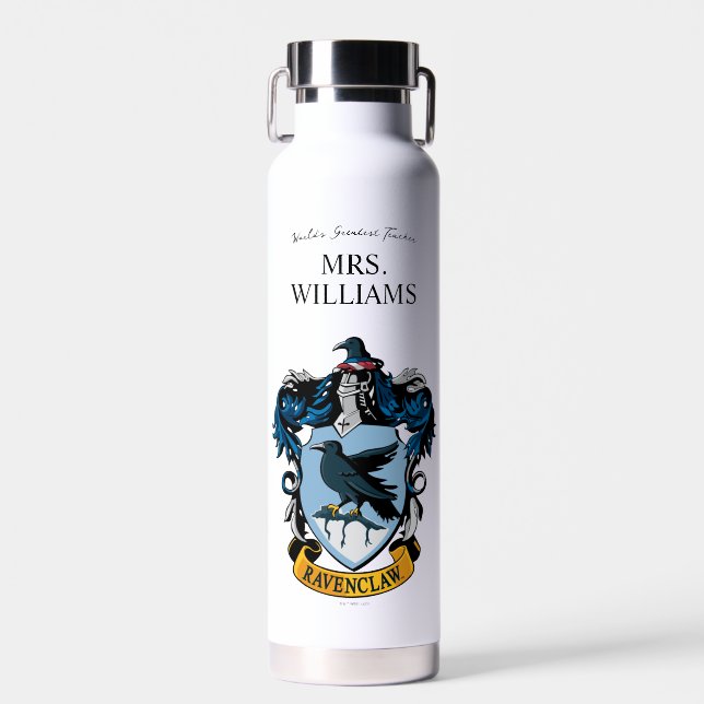 Harry Potter | Ravenclaw Teacher Personalized Water Bottle (Front)