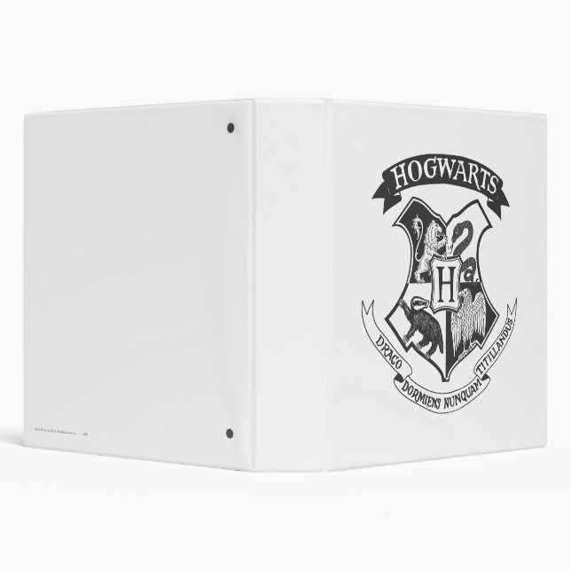 Harry Potter | Retro Hogwarts Crest 3 Ring Binder (Background)