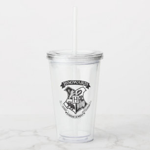 Harry Potter Retro Hogwarts Crest Acrylic Tumbler